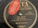 Decca 78 RPM Billie Holiday - My Man / Porgy 24638 V++
