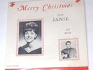Merry Christmas - Janie & Bob Vinyl LP - Indianapolis WTTV 4 - Popeye Cowboy