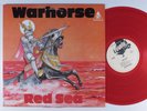WARHORSE Red Sea THUNDERBOLT LP VG++ uk red vinyl o