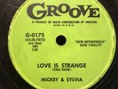 1 Rock & Roll Record,  Mickey & Sylvia, Groove, G-0175-  78Rpm V+