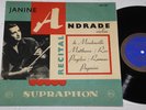 Janine Andrade Violin RECITAL Supraphon 10inch LPM 390 ED1 stunning NM