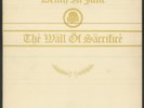 DEATH IN JUNE Wall Of Sacrifice LTD Edition English UK Original w) Lyric Sheet