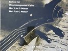 33CX 1515 Blue/Gold JANOS STARKER Bach Suites For Solo Cello NOs: 2 & 5     RARE