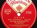 ERIKA German WW2 March HERMS NIEL Wehrmacht NSDAP (1939) RARE WWII 78rpm LISTEN