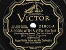 Victor #21801: Roger Wolfe Kahn Orchest.-A Room With A View/Dance Little Lady E+