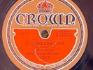Crown 3105 Eubie Blake Orch LOOKS LIKE SUSIE  78 rpm jazz  1931 EE-