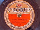 Crown 3107 Eubie Blake Orch  NOBODYS SWEETHEART 78 rpm jazz  1931 E HOT
