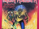 IRON MAIDEN - The Number Of The Beast  red single SLEEVE SIGNED BY BRUCE
