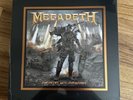 Megadeth : Death by Design Book Box Set wt Warheads On Foreheads Clear Vinyl NEW