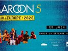 PLACE FOSSE OR - CONCERT MAROON 5 - PARIS LA DEFENSE ARENA - JEUDI 29 JUIN 23