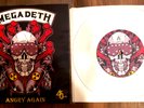 MEGADETH ** ANGRY AGAIN ** 2004 CLEAR VINYL 7