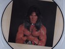 IRON TYRANTS Various Artists WORLD METAL LP VG++ picture disc w/ booklet p