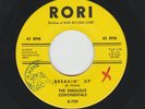 SURF GARAGE INSTRO - 45 - FABULOUS CONTINENTALS - BREAKIN'  UP - HEAR- 1962 RORI