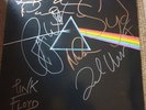 Rare SIGNED 1973 Pink Floyd DARK SIDE OF THE MOON Vinyl LP + 2 POSTER 2 STICKERS