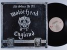 MOTORHEAD No Sleep At All ENIGMA LP NM/VG++ w/lyric sheet insert p
