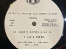 Dr. Martin Luther King jr. RARE I Had a Dream HOB vinyl lp Detroit Combo Arena