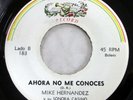 MIKE HERNANDEZ 45 Asi Descarga / Ahora Ne Me FONSECA latin VG+ Bolero  Bs 158