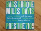 Rare Vintage Vinyl-MILES DAVIS-Bags Groove-Prestige Records Mono 7109