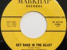 PRESTON PETERS Get Back In The Alley / If You Knew MARKHAP 45 soul HEAR