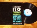 Cannonball Adderley Miles Davis LP BLUE NOTE 1595 Somethin' Else MONO 47 West DG