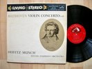 Heifetz / Munch Beethoven violin RCA Living Stereo LSC 1992 orig 1959 1st ED