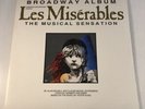Les Miserables LP Broadway Album GHS 24151 Geffen 2 LP Musical