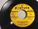 ROYAL JOKERS-FORTUNE 840-I DONT LIKE YOU THAT MUCH/SWEET LITTLE ANGEL-DOO-WOP 45