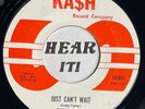 Hot Elvis Style Rockabilly Jiver 45  CHUCK EVANS Just Can't Wait KASH rare hear