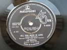THE BEATLES  UK 45   ALL YOU NEED IS LOVE   1969  PRESSING  EX