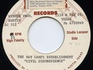 Rare Rock 'n Roll Acetate 45 - Ray Campi Establishment- He's A Devil In His Own