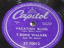 T - BONE WALKER.  VACATION BLUES.PRISON BLUES.   VG+