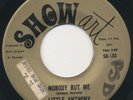 LITTLE ANTHONY Nobody But Me Dallas Texas 45 Show Art Northern Soul RARE HEAR