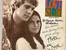 love story soundtrack signed by Ali MacGraw & Ryan O'Neal Paramount PAS 6002