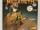 MEGADETH - SO FAR, SO GOOD. SO WHAT  + INNER + INSERT +POSTER -UK A-1/B-1 - VG++