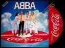 ABBA -Slipping Through My Fingers- Rare Japanese 'Coca-Cola' Picture Disc LP EX