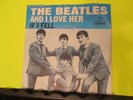 VHTF 45 The Beatles Capitol 5235 And I Love Her/If I Fell Picture Sleeve VG+/VG+