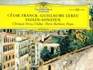 DGG STEREO TULIP - FERRAS / BARBIZET - FRANCK & LEKEU - VIOLIN SONATAS - NM