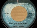 BEATLES BLUE Apple Ringo Starr 1972 USA 45 & Picture Sleeve Back Off Boogaloo