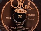 Okeh 41044 Frankie Trumbauer Or BIX BEIDERBECKE Jubilee  1928 78 rpm Jazz  E+