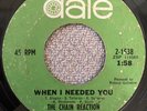 THE CHAIN REACTION When I Needed You Date 2-1538 Steven Tyler Garage 45 G+