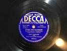 78 rpm Judy Garland Decca 2672 OVER THE RAINBOW from Wizard of Oz in EE-