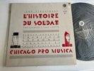 Stravinsky L'Histoire du Soldat LP Chicago Pro Musica Reference Recordings
