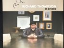 Richard Thompson, 13 Rivers, 2x Vinyl  LP RECORD, Autographed on front cover