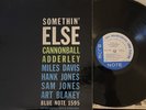 RARE 1958/62 CANNONBALL ADDERLEY SOMETHIN' ELSE VG+/++ DG RVG 9M MONO BLUE NOTE