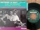 JOHNNY HALLYDAY EP - RETIENS LA NUIT France VG+ avec Languette Elvis Rock'n'roll