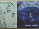 METALLICA And Justice For All 2-LP Ltd Green + Ride The Lightning LP Blue Vinyl