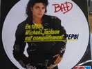 Michael Jackson. Album BAD disque vinyle 33 tours promotionnel Pepsi. Rare