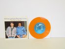 Michael Jackson/Paul McCartney The Girl Is Mine Orange Vinyl Israel  7