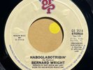 funk boogie 7” BERNARD WRIGHT Haboglabotribin Just The Band HEAR EX 1981