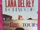 LANA DEL REY: HoneyMoon; StarLine Tours; Rare Double LP Record, Transparent Red